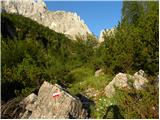 Planina Zajzera - Bivak Stuparich